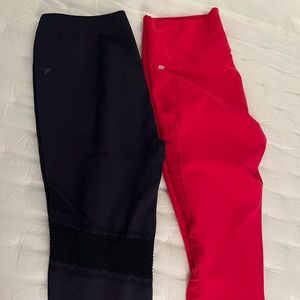 Fabletics size large set of 2 leggings